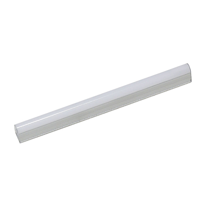 ZeeStick 1-Light Utility Light in White with Frosted White Polycarbonate Diffuser - Integrated LED